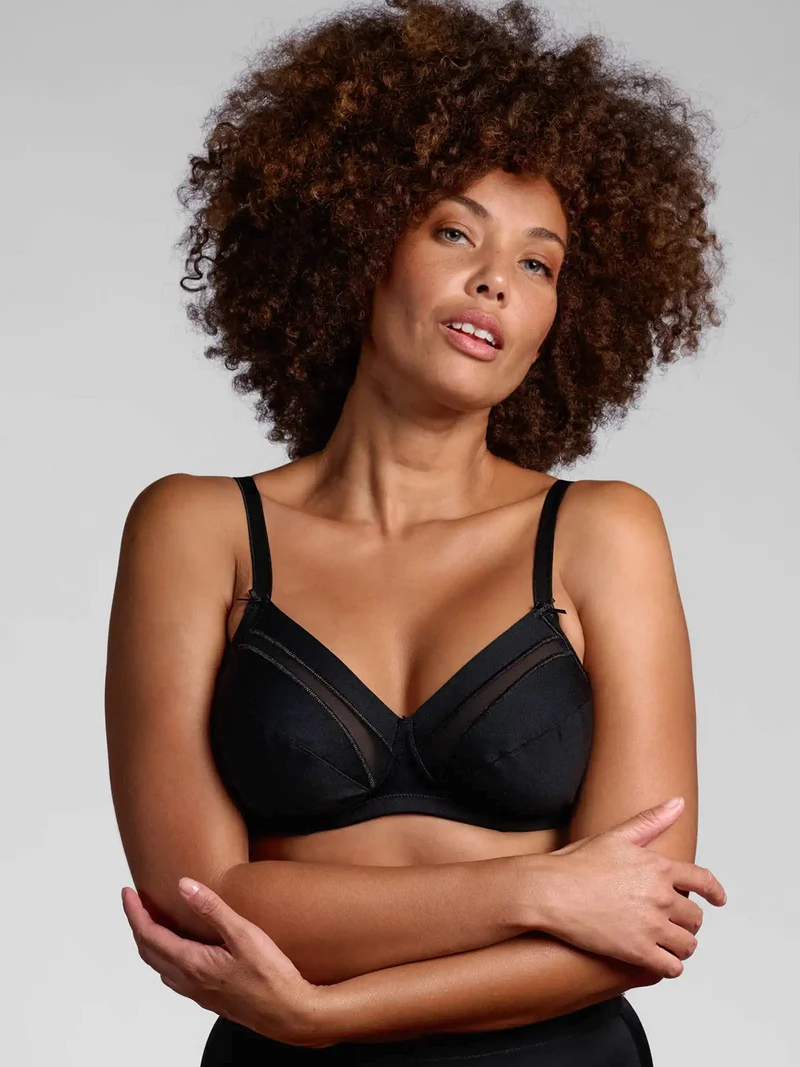 270 Reggiseno donna sfoderato senza ferretto coppa C - nero