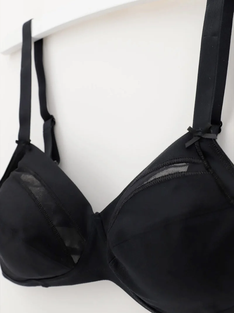 270 Reggiseno donna sfoderato senza ferretto coppa C - nero