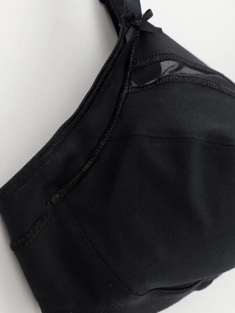 270 Reggiseno donna sfoderato senza ferretto coppa C - nero