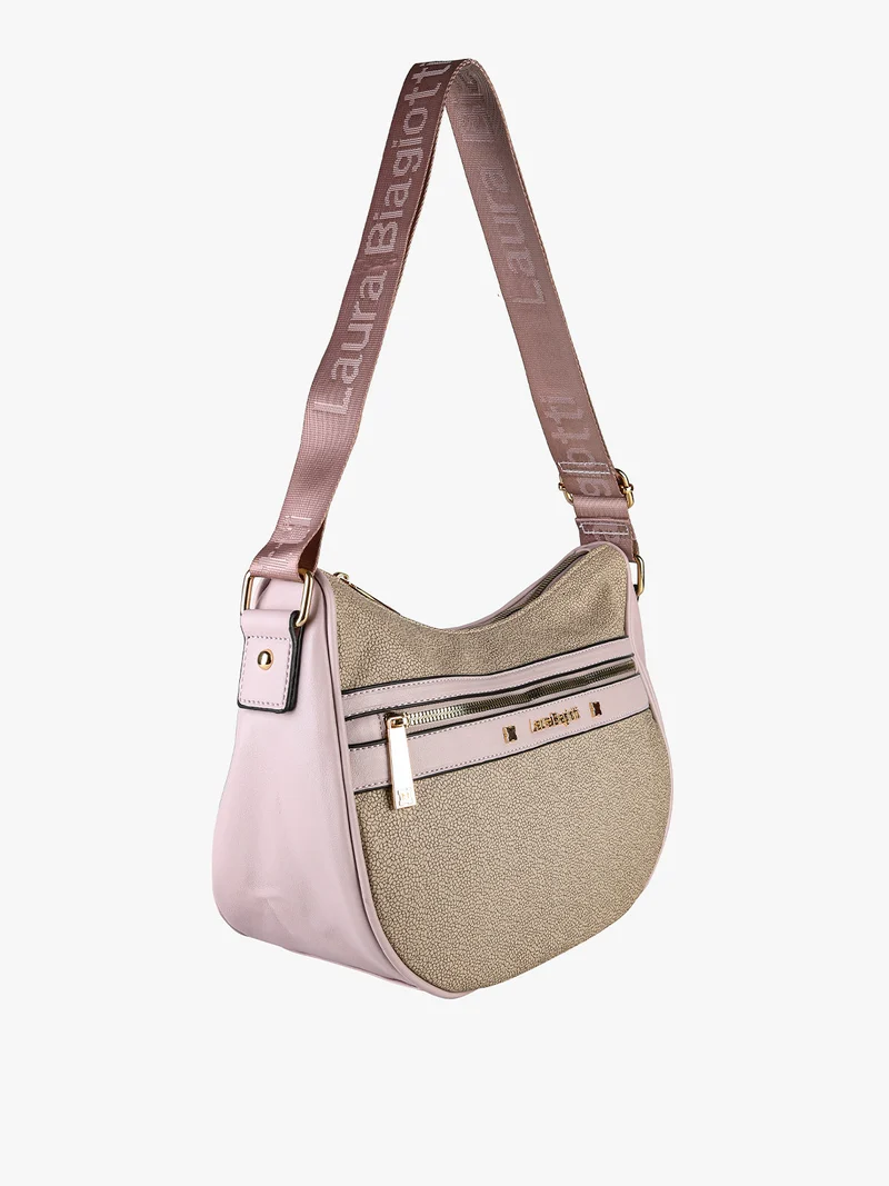 Borsa donna a tracolla - cipria