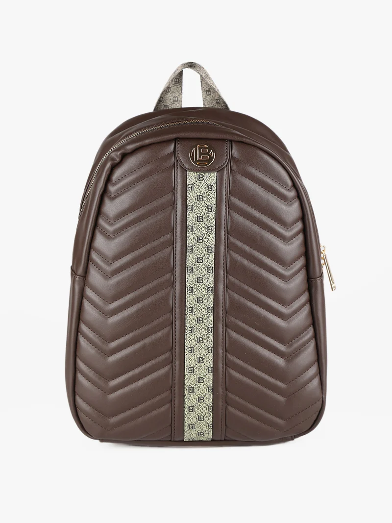 Zaino donna con logo - caffè