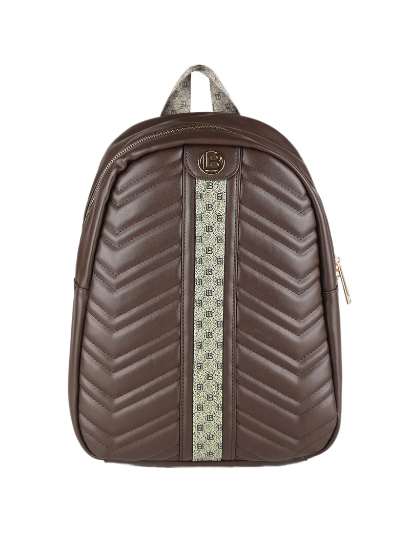 Zaino donna con logo - caffè