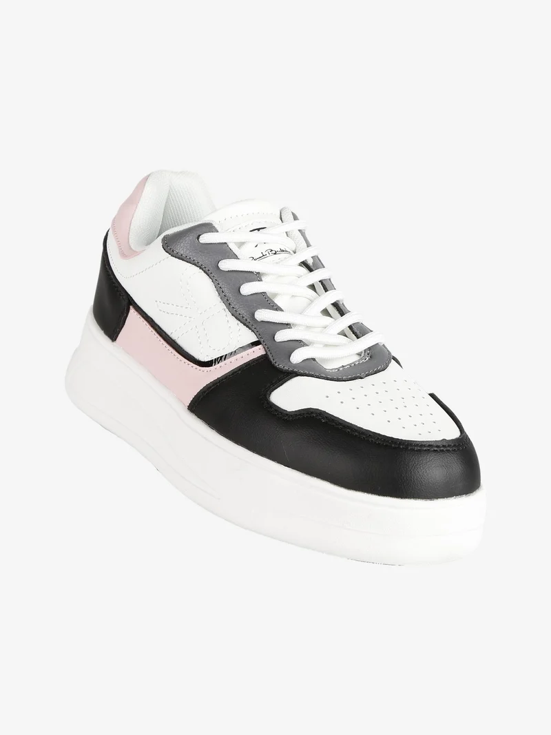 Sneakers basse da donna bicolor - multicolore
