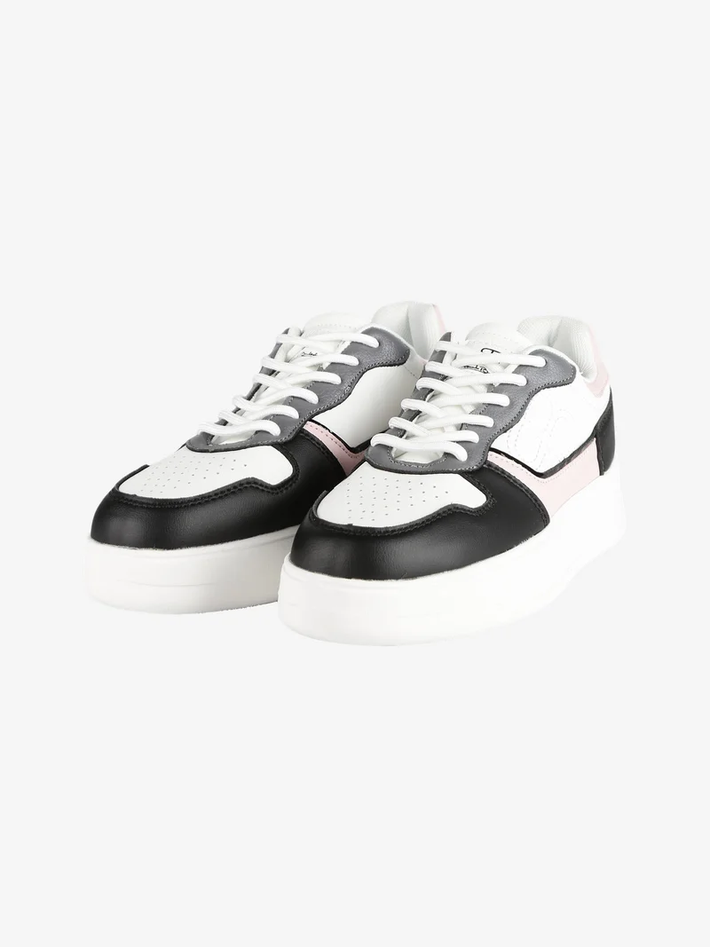 Sneakers basse da donna bicolor - multicolore