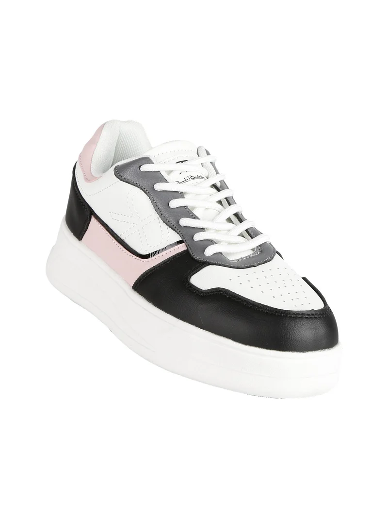 Sneakers basse da donna bicolor - multicolore