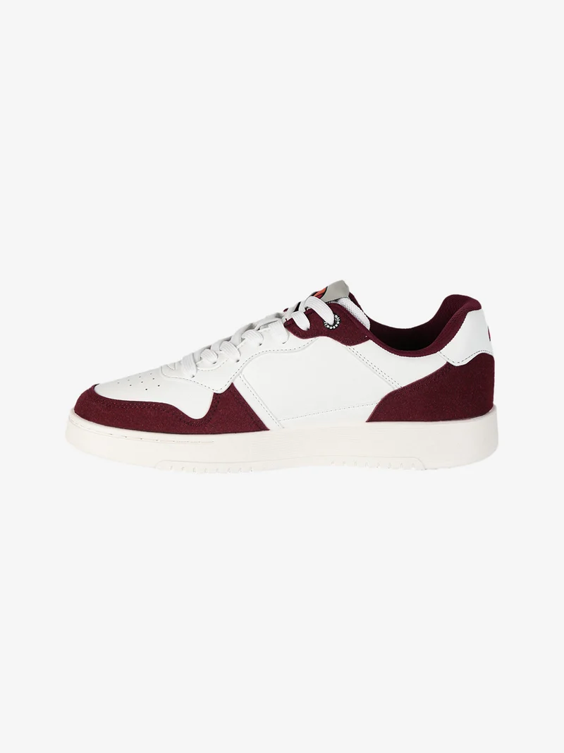 Sneakers basse da uomo bicolore - bianco