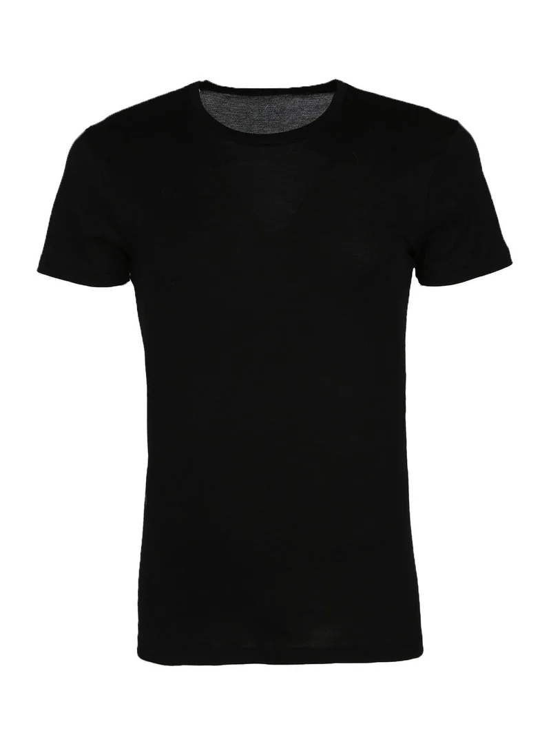 T-shirt intima girocollo - nero
