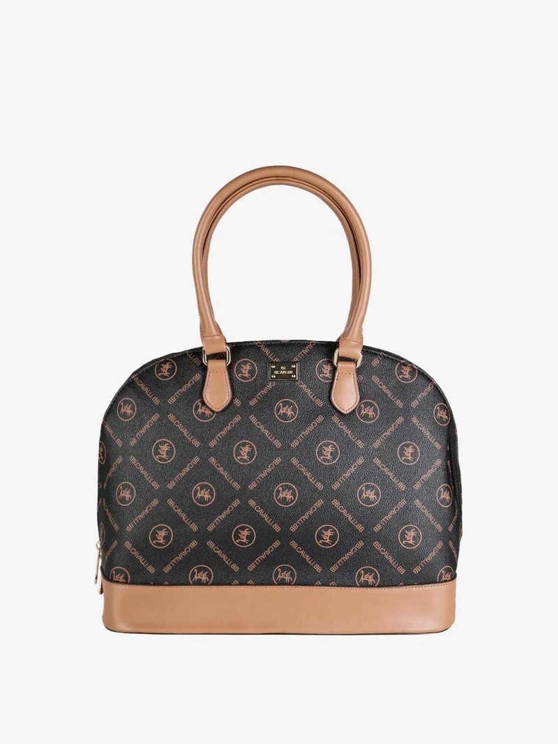 Borsa donna frame con scritte - nero