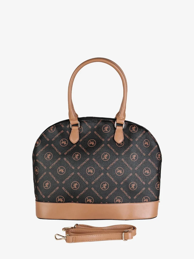 Borsa donna frame con scritte - nero