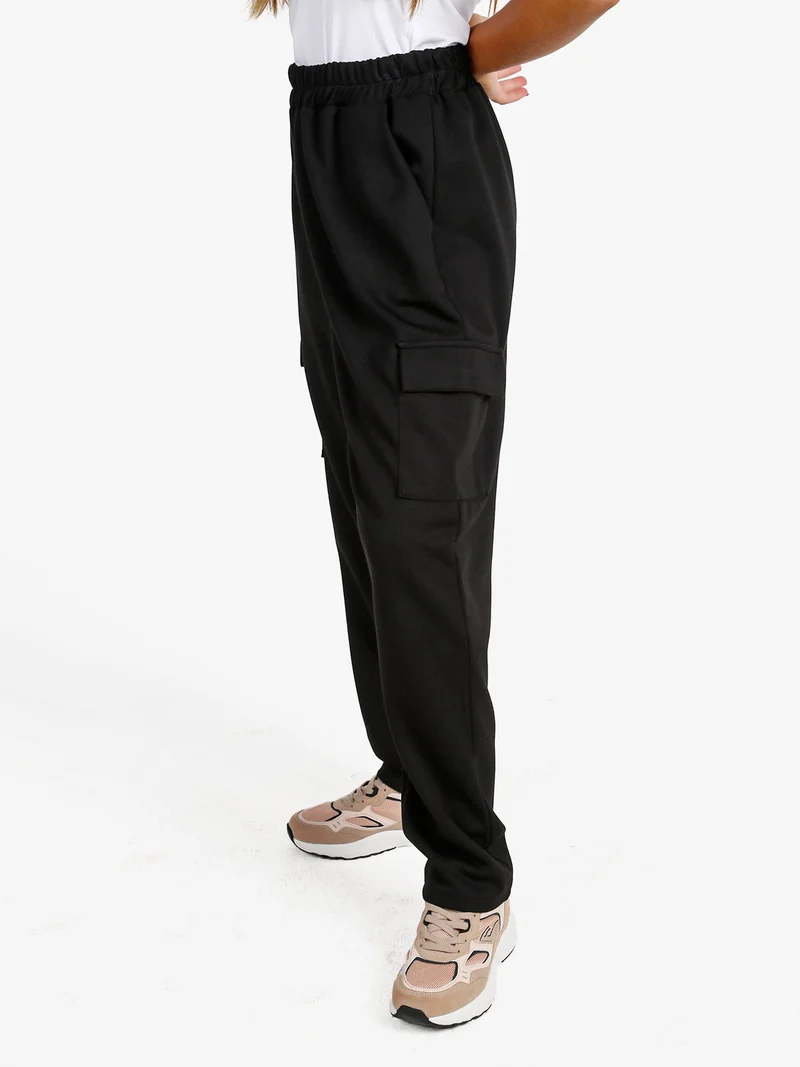 Pantaloni donna cargo - nero