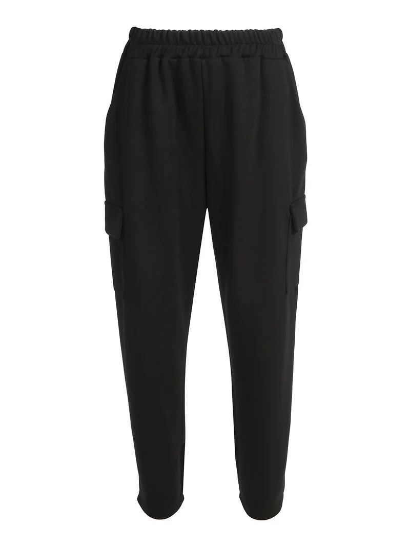 Pantaloni donna cargo - nero