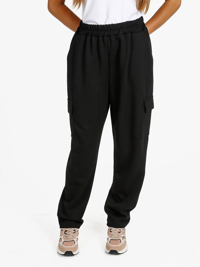 Pantaloni donna cargo - nero