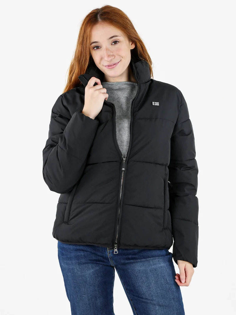 Giubbotto donna bomber imbottito - nero