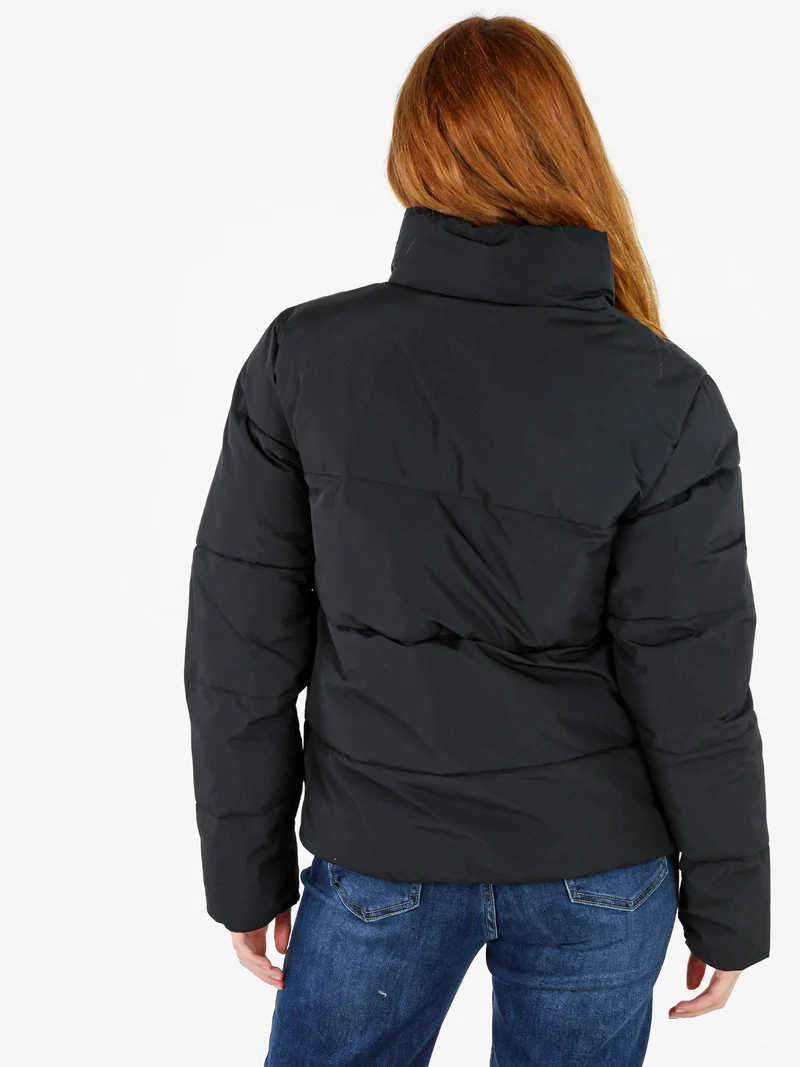 Giubbotto donna bomber imbottito - nero