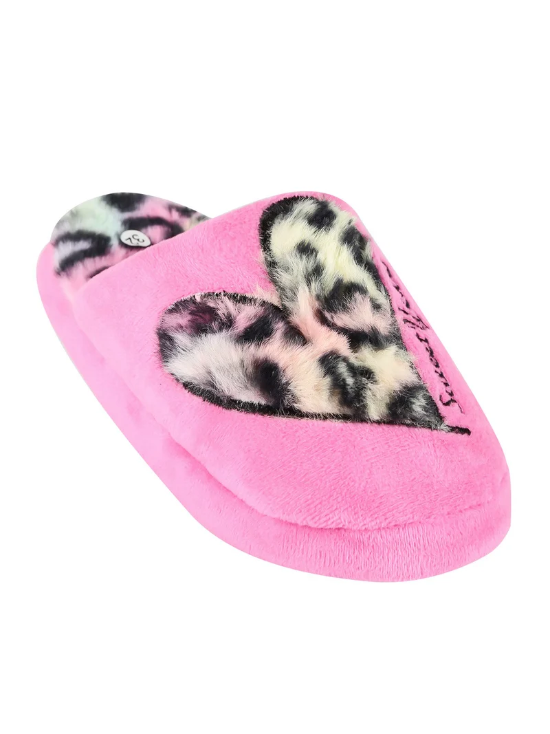 Pantofole pelose da bambina - fucsia