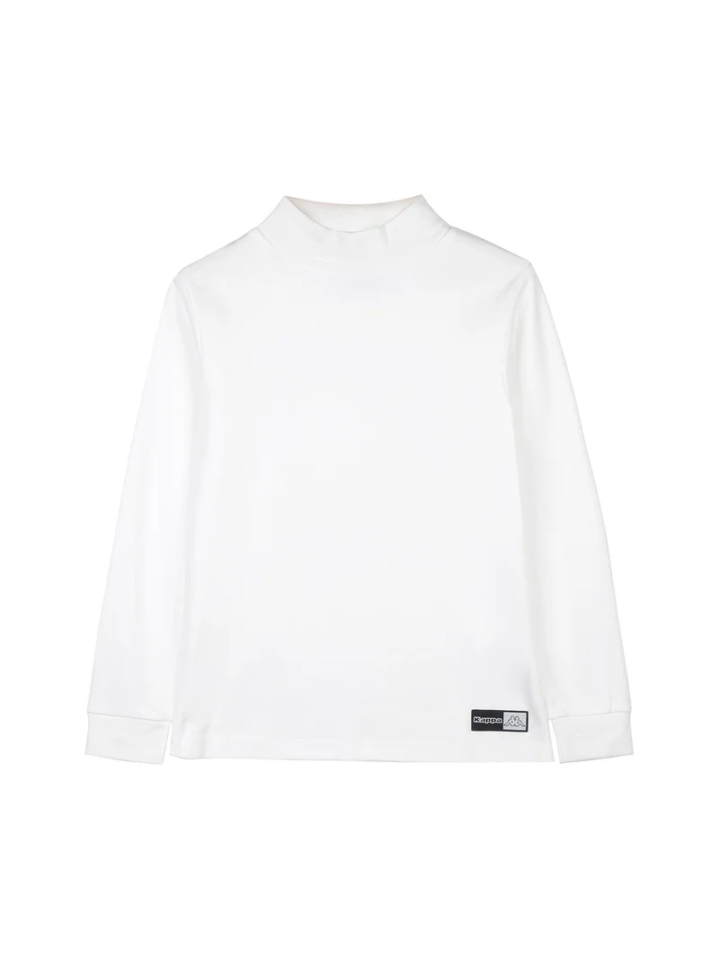 Maglia a lupetto da bambini in cotone - bianco