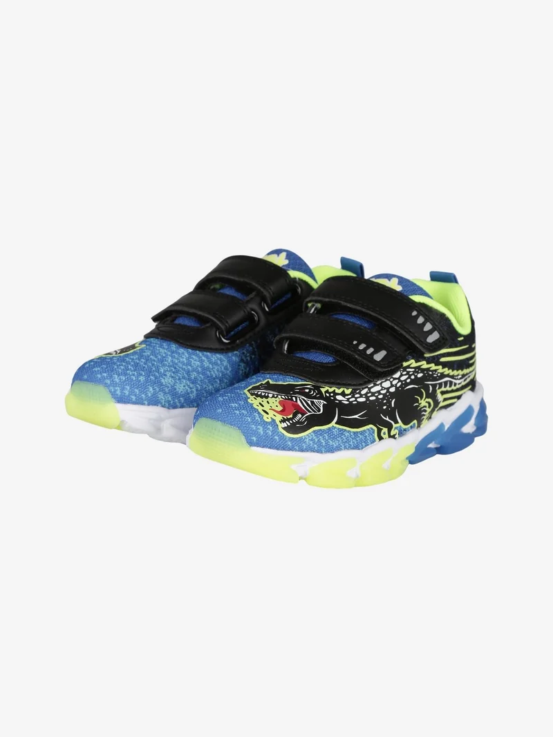 Sneakers da bambino con luci - blu
