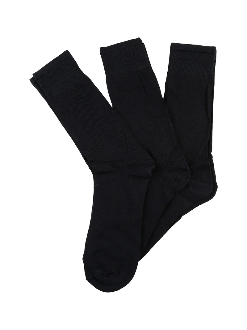 Confezione da 3 paia di calze uomo corte - blu scuro