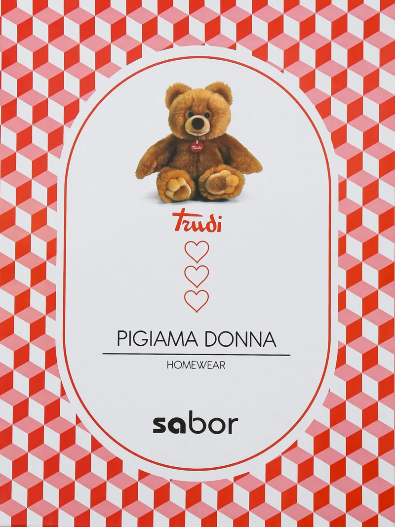 Pigiama donna a maniche corte con pinocchietto in cotone - grigio chiaro
