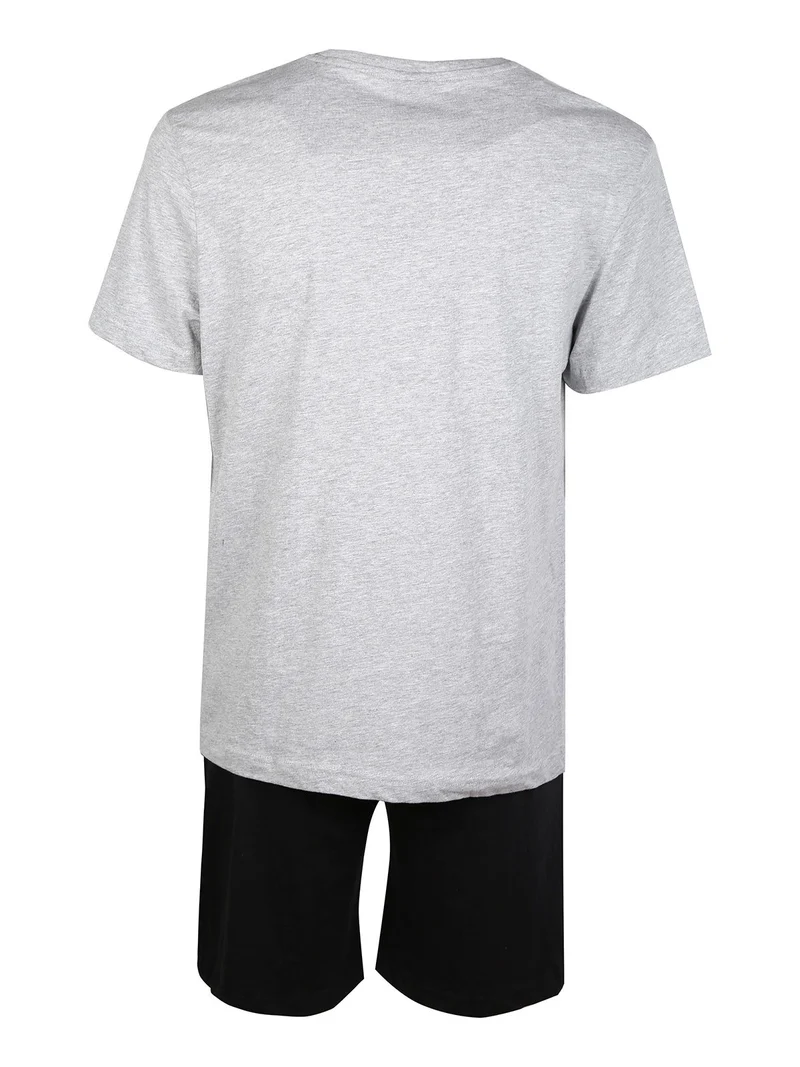 Completo corto sportivo da uomo - grigio