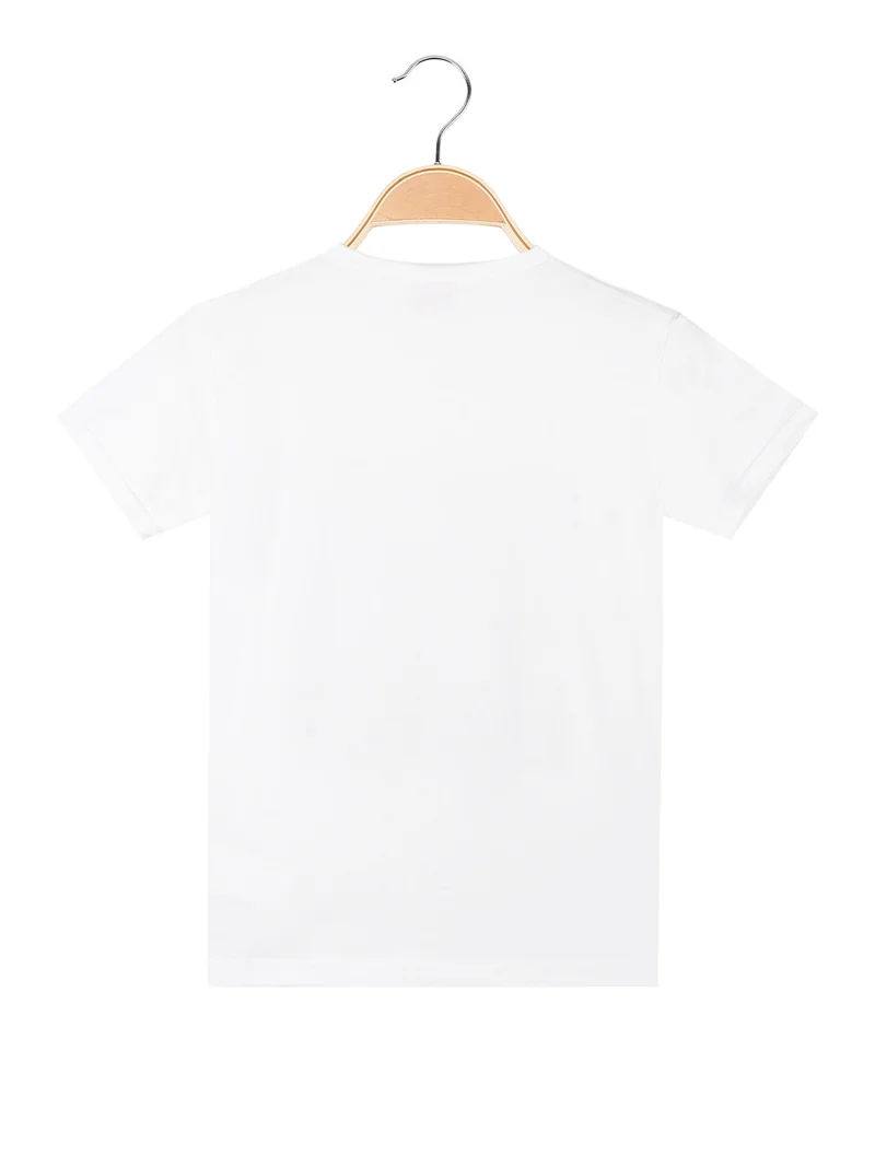 T-shirt bambino con stampa - bianco