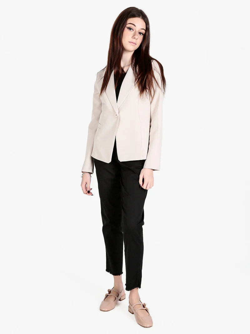 Blazer elegante da donna - sabbia