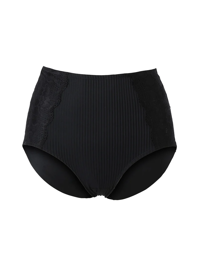 AR39 Guaina da donna con pizzo - nero