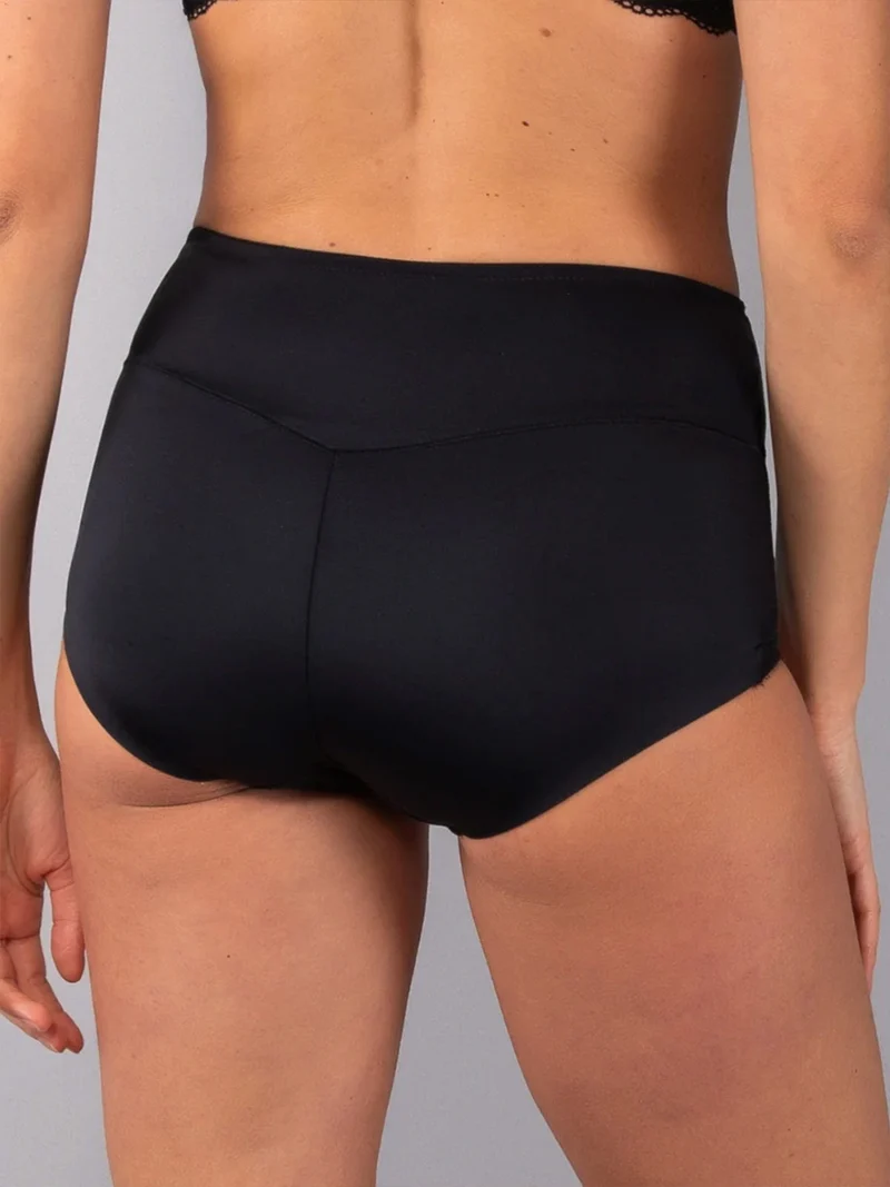 AR39 Guaina da donna con pizzo - nero