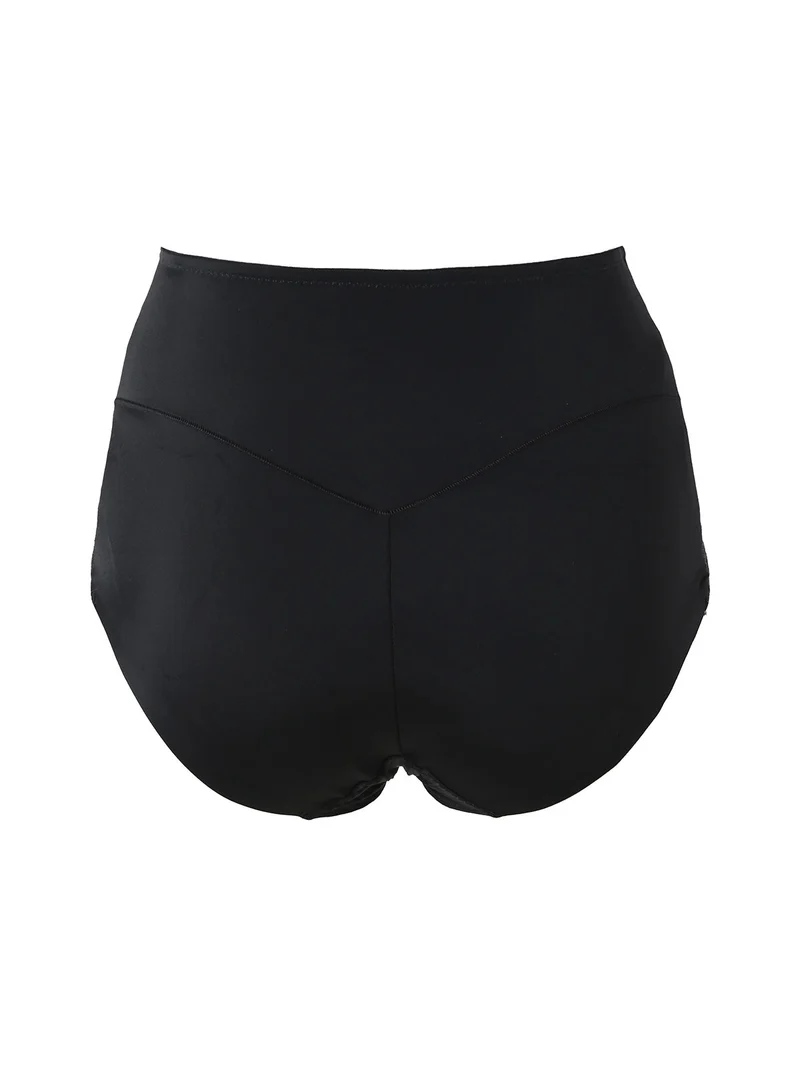 AR39 Guaina da donna con pizzo - nero