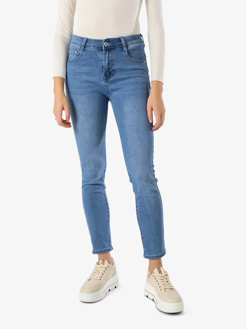 Jeans da donna slim fit a vita alta - jeans