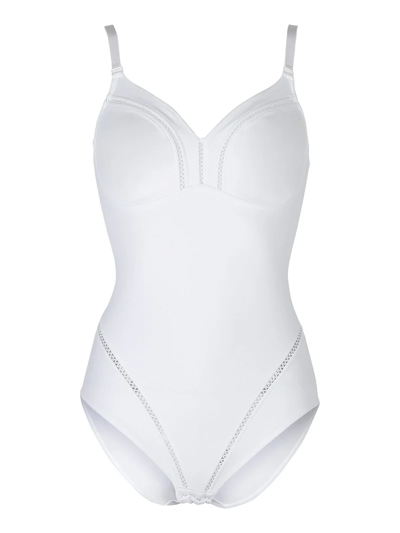 Dafne body in microfibra elasticizzata coppa C - bianco