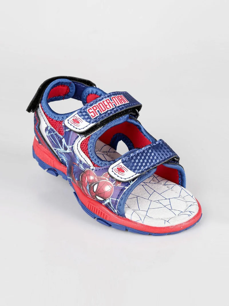 Sandaletti Spider Man con cinturini a strappo - blu
