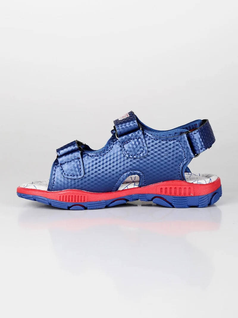 Sandaletti Spider Man con cinturini a strappo - blu