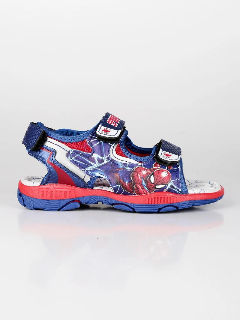 Sandaletti Spider Man con cinturini a strappo - blu