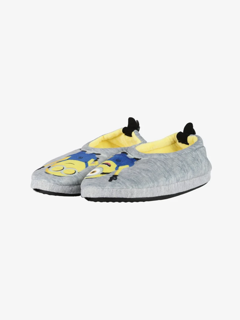 Pantofole Minions da bambino chiuse - grigio