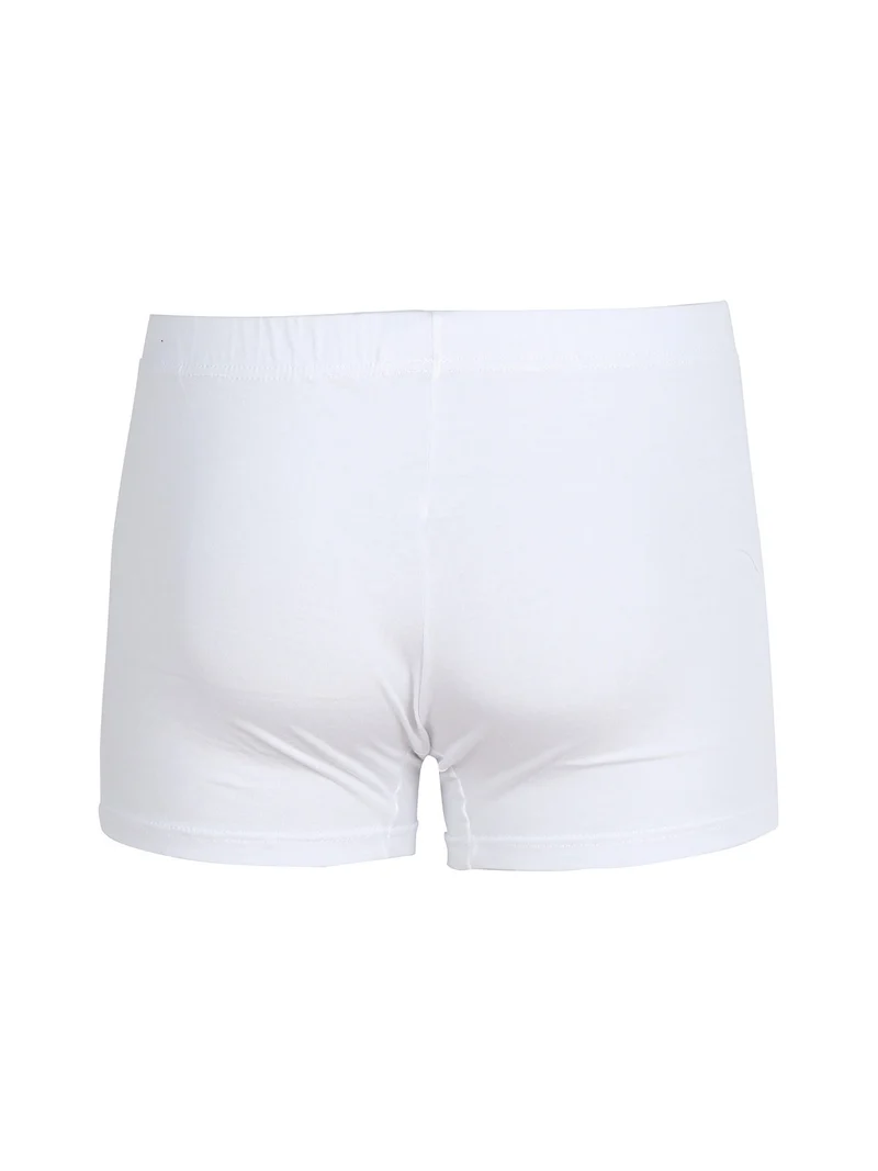 Boxer da uomo in cotone bielastico - bianco