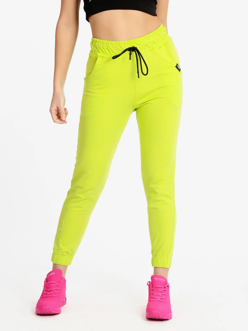 Pantaloni sportivi donna con polsino - mela