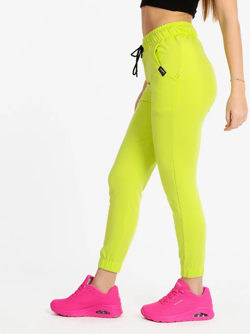 Pantaloni sportivi donna con polsino - mela