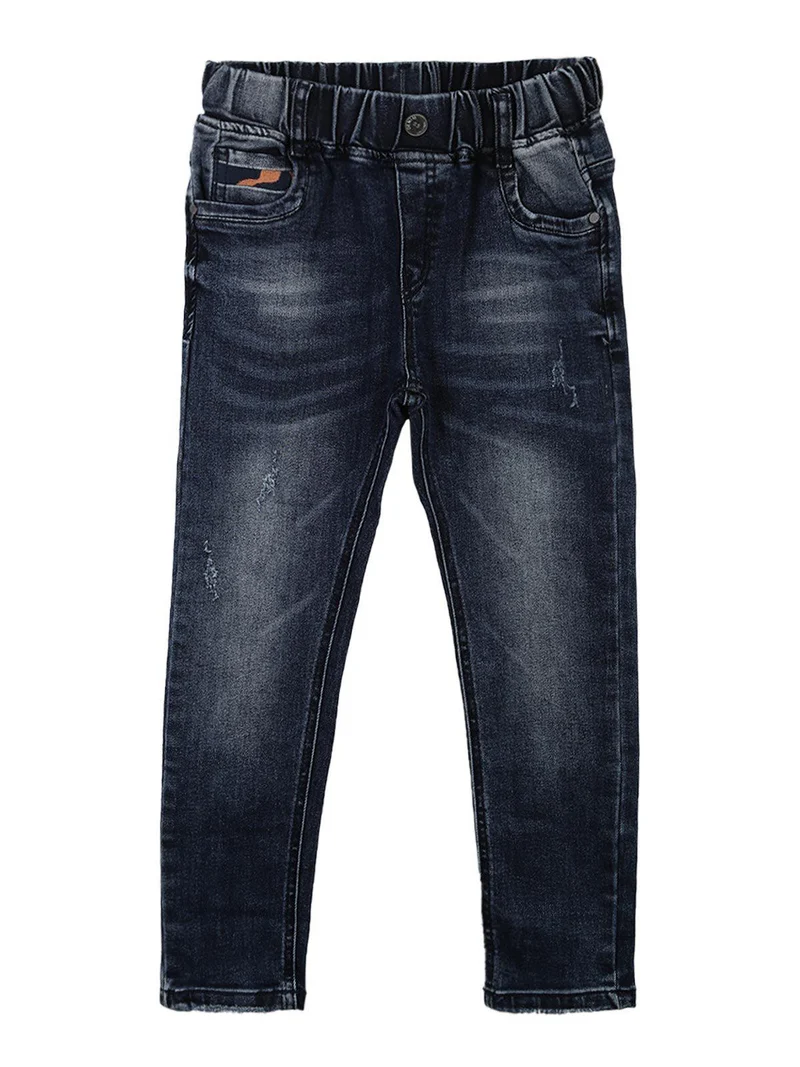 Jeans da bambino con elastico in vita - jeans