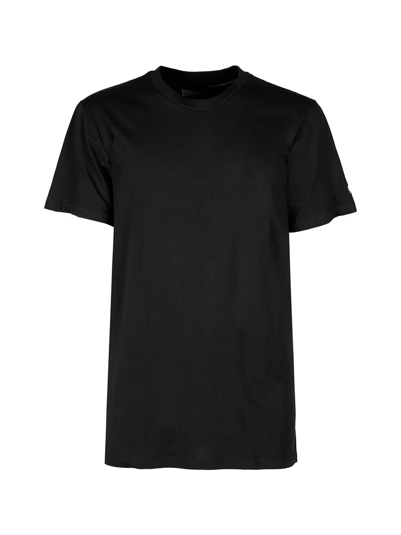 T-shirt intima da uomo girocollo in cotone - nero