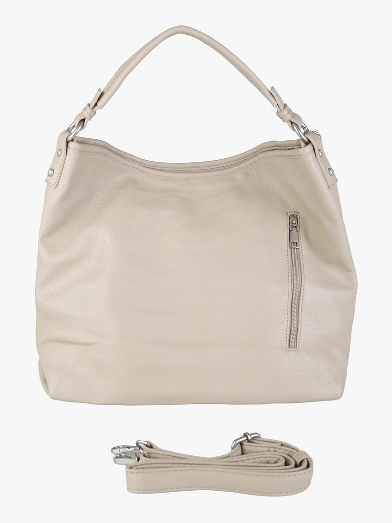 Borsa donna hobo in ecopelle - apricot - albicocca