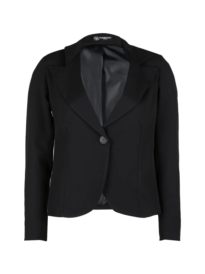 Blazer donna monobttone - nero