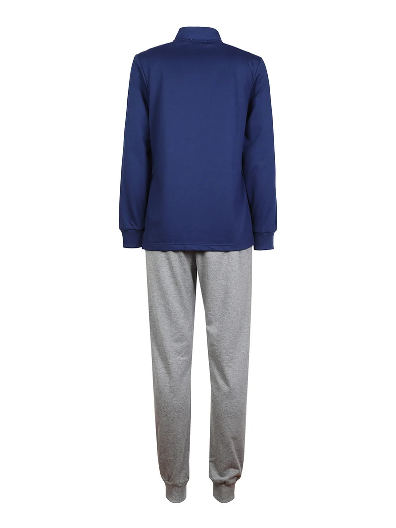 Completo donna 2 pezzi in cotone - blu
