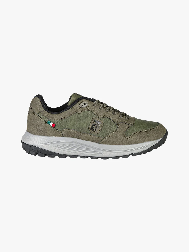 Sneakers da uomo stringate - militare