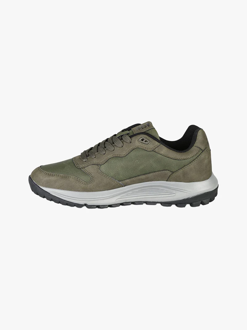 Sneakers da uomo stringate - militare