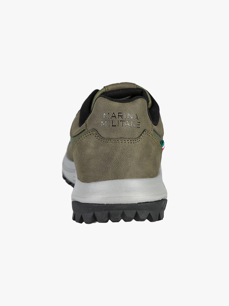 Sneakers da uomo stringate - militare