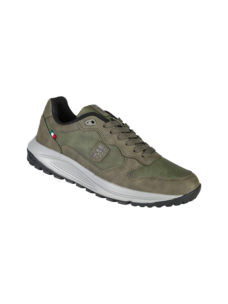 Sneakers da uomo stringate - militare