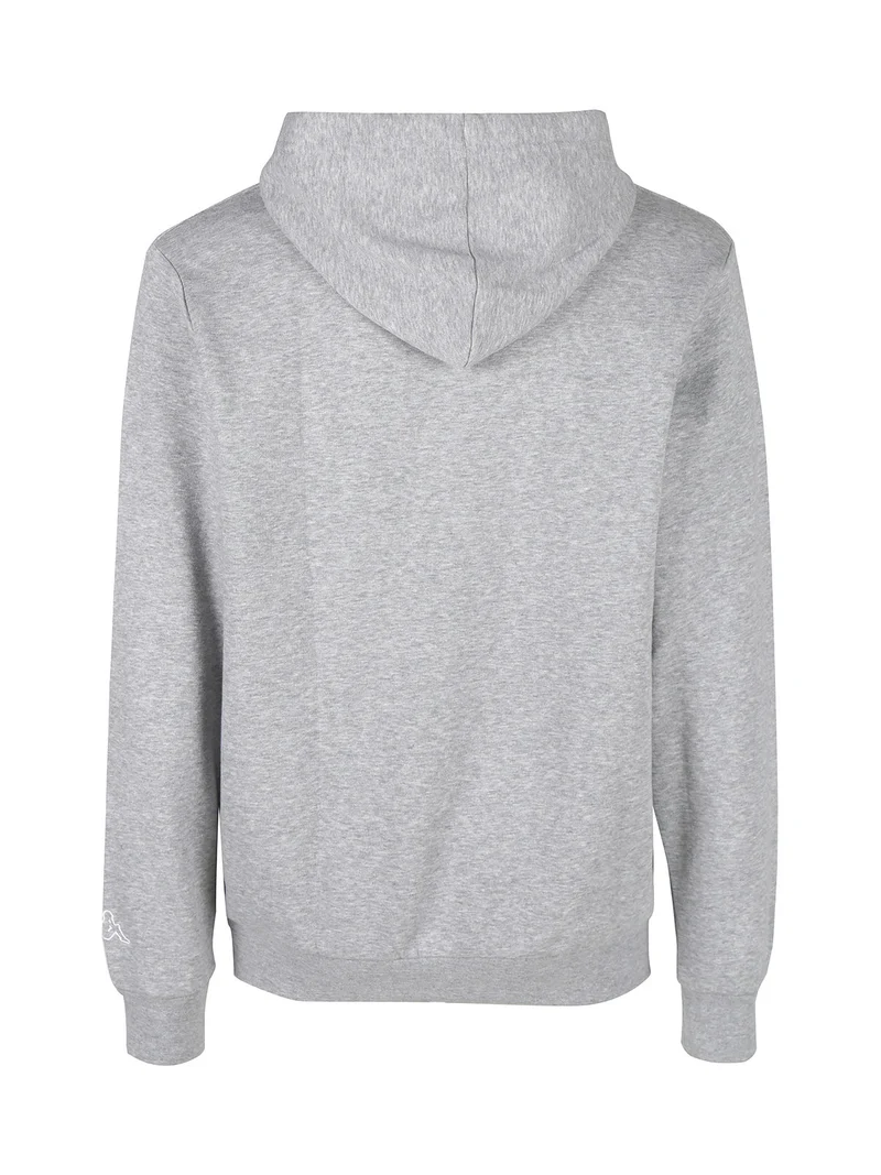 Felpa invernale da uomo con cappuccio - grigio