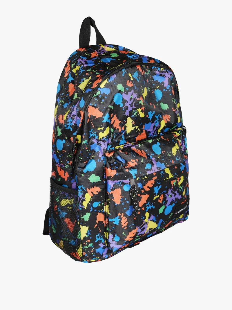Zaino in tessuto con stampe