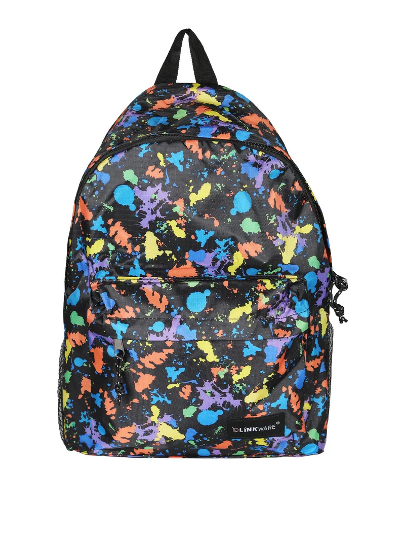 Zaino in tessuto con stampe